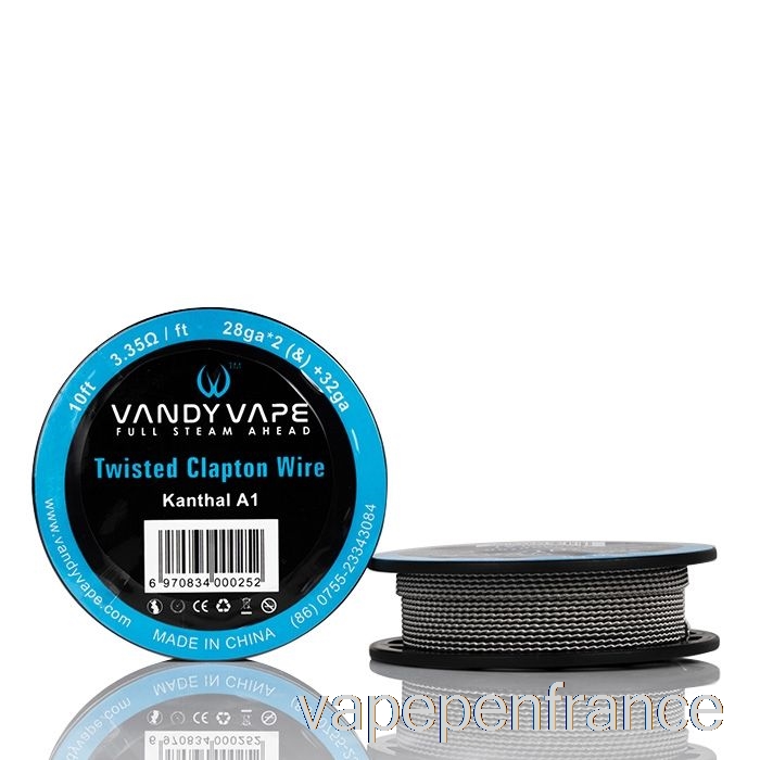 Bobines De Fil Spécialisé Vandy Vape Ka1 Clapton Torsadé - 28ga*2(&)+32ga - 10ft - Stylo Vape 3,35ohm